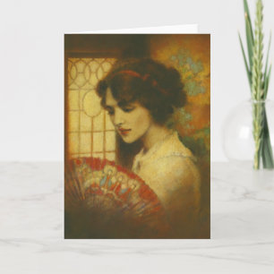 Edwardian Lady Greetings Card
