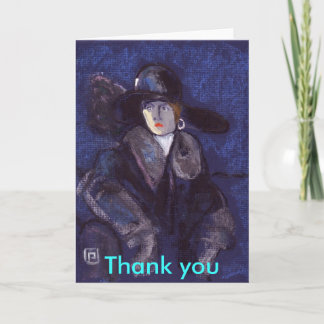 EDWARDIAN LADY, Thank you card