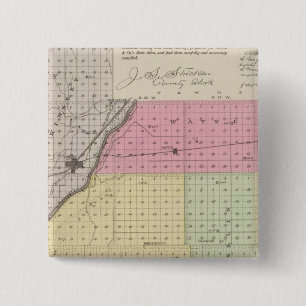 Edwards County, Kansas 15 Cm Square Badge
