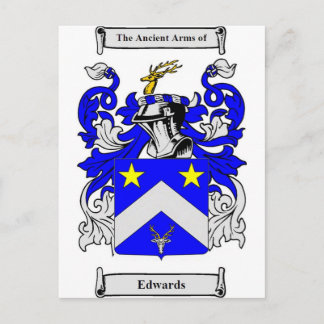 Edwards (English) Coat of Arms Postcard