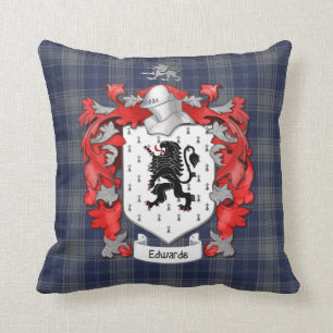 Edwards Family Coat of Arms - Wales Cushion