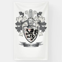 Edwards Family Crest Coat of Arms