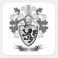 Edwards Family Crest Coat of Arms
