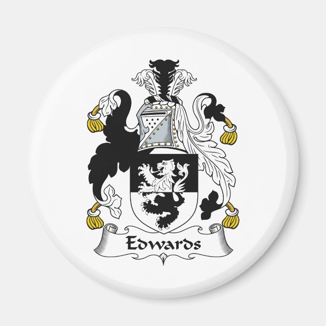 Edwards Family Crest Magnet (Front)