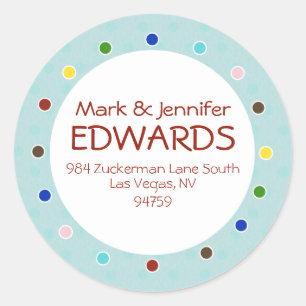 Edwards Return Address Label Stickers