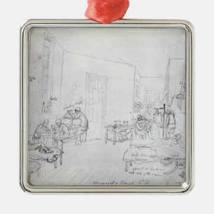 Edward's Ward, St. Thomas's Hospital, London Metal Ornament