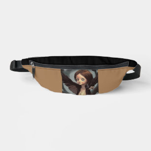 Edwin gothic black bird crow grunge bum bags