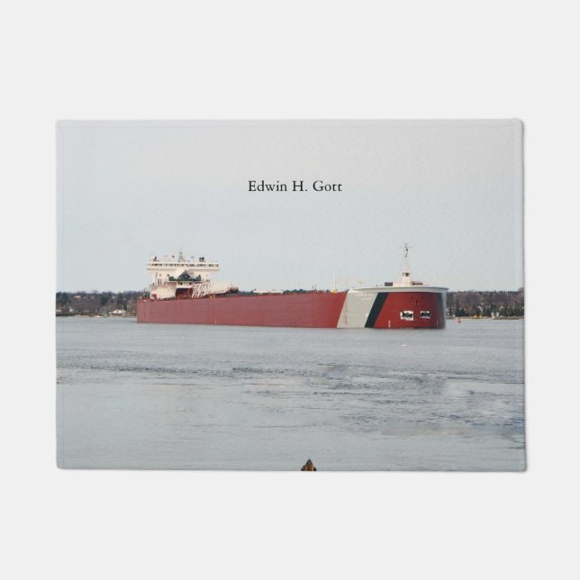 Edwin H. Gott door mat (Front)