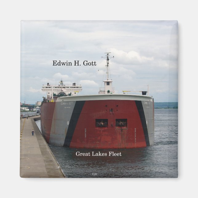 Edwin H. Gott magnet (Front)