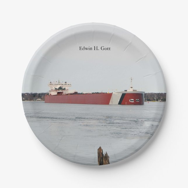 Edwin H. Gott paper plate (Front)