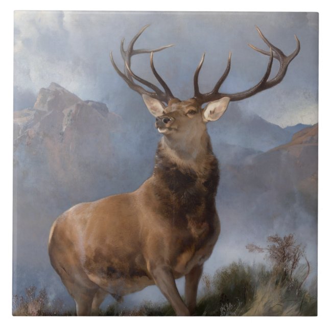 Edwin Henry Landseer | The Monarch of the Glen Ceramic Tile (Front)