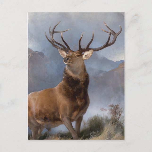 Edwin Henry Landseer | The Monarch of the Glen Postcard (Front)
