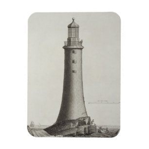 Edystone Lighthouse engraved by Edward Rooker (c.1 Magnet