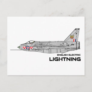 EE Lightning - 56 Squadron RAF Postcard