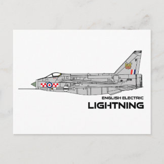 EE Lightning - 56 Squadron RAF Postcard