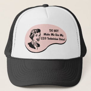 EEG Technician Voice Trucker Hat