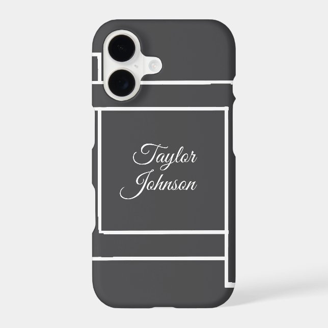 Eegant, simple, Personalized name, newest  (Back)