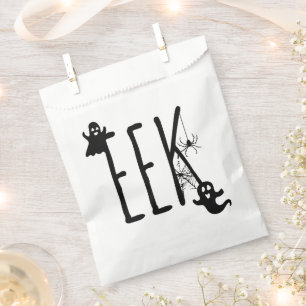 EEK Whimsical Ghost, Spooky Halloween Party Favour Bag