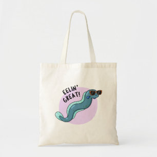 Eelin Great Cute Slippery Eel Pun Tote Bag