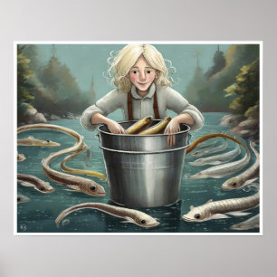 Eeling Art Print