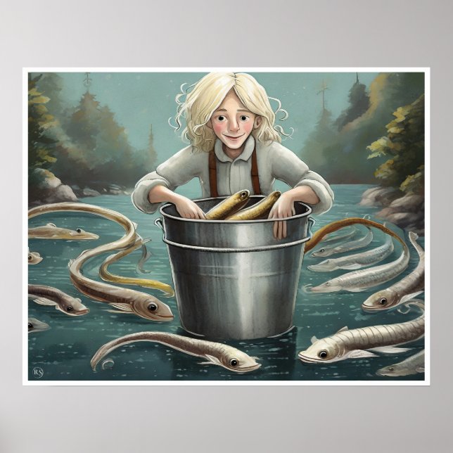 Eeling Art Print (Front)