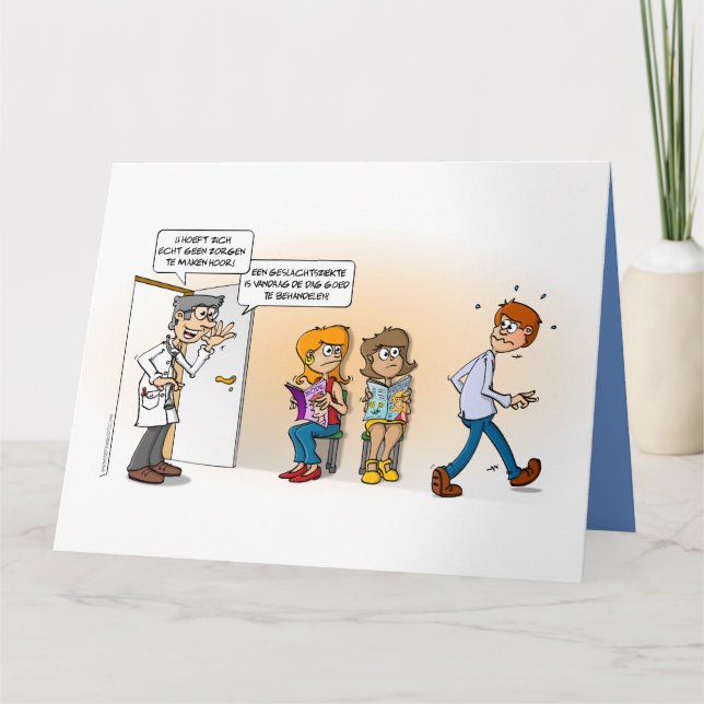 Een geslachtsziekte is goed te behandelen.  card (Front)