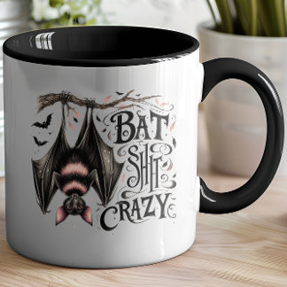 Eerie Arboreal Bat Decor Adorable Mug