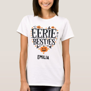Eerie Besties Custom Halloween T-shirt for Friends