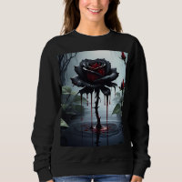 Eerie black rose