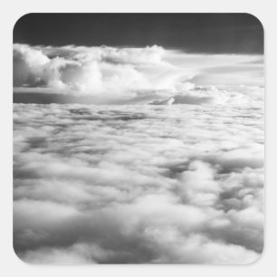 Eerie cloudscape at sunrise. 2 square sticker