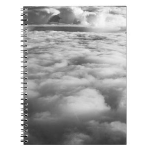 Eerie cloudscape at sunrise. notebook