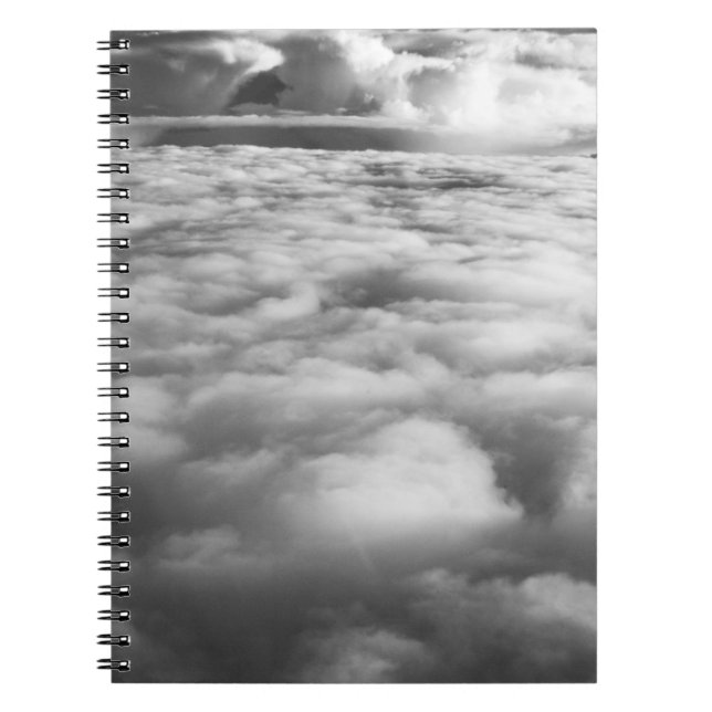 Eerie cloudscape at sunrise. notebook (Front)