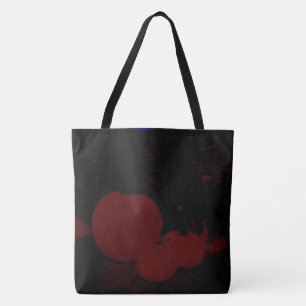 Eerie Glowing Pumpkins on a Tote Bag