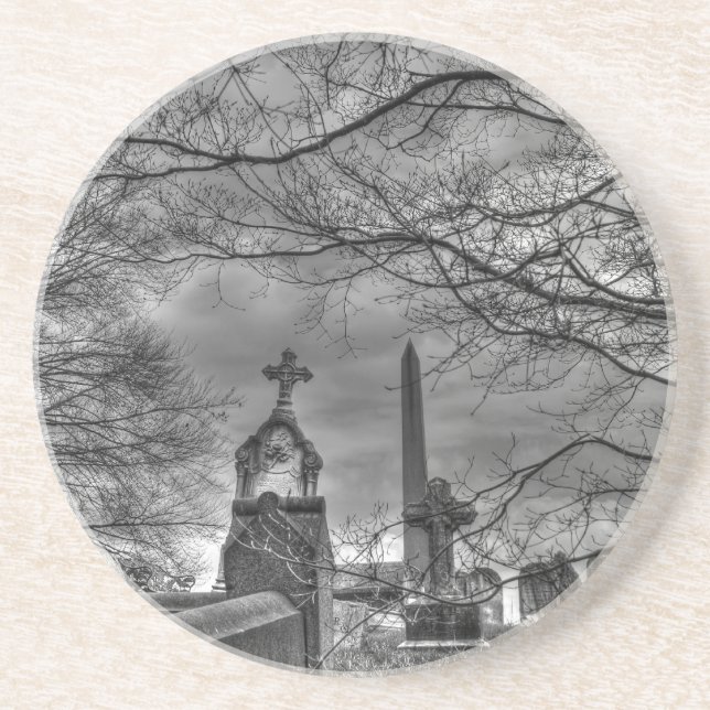 eerie graveyard coaster (Front)