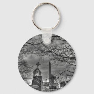 eerie graveyard key ring