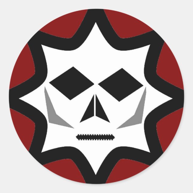 Eerie Logo Classic Round Sticker (Front)