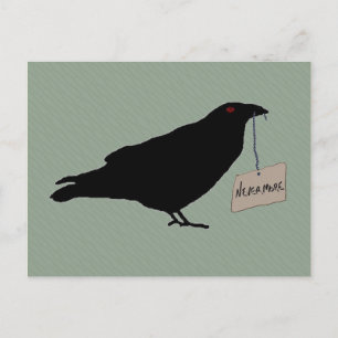 Eerie Raven Postcard