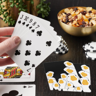 Eerie Surveillance: Geese Monitoring from Space Playing Cards