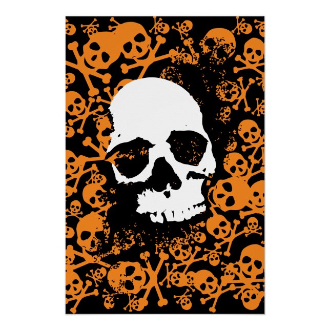 Eerie Symmetry: A Vibrant Array of Colourful Human Poster (Front)