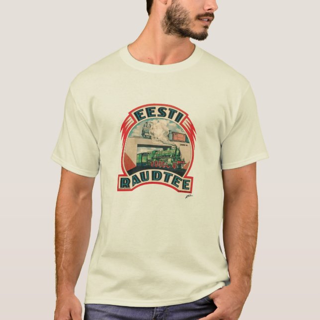 Eesti Raudtee - Estonian Railroad T-shirt (Front)