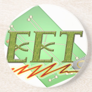 EET - ELECTRICAL ENGINEER TECH CIRCUIT BOARD LOGO COASTER