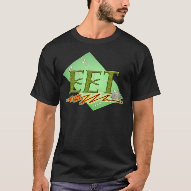 EET - ELECTRICAL ENGINEER TECH CIRCUIT BOARD LOGO T-Shirt (Front)