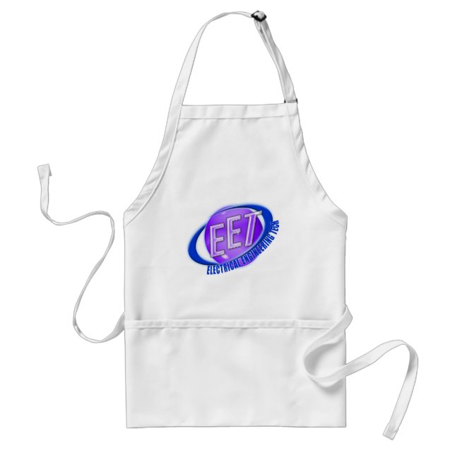 EET ORB SWOOSH LOGO ELECTRICAL ENGINEERING TECH STANDARD APRON (Front)
