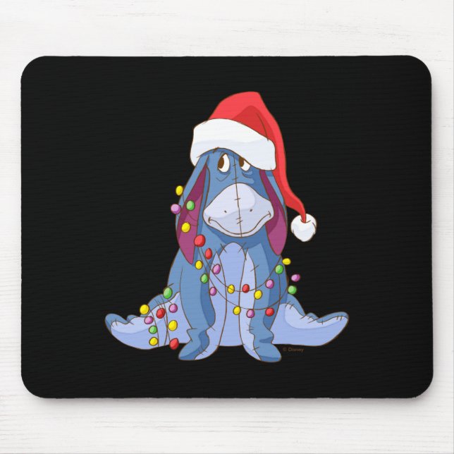 Eeyore Santa Claus  Mouse Pad (Front)