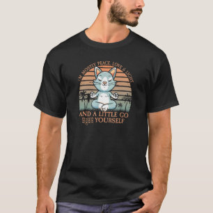 Eff You See Kay I Buddha Cat Namaste I  Yoga T-Shirt
