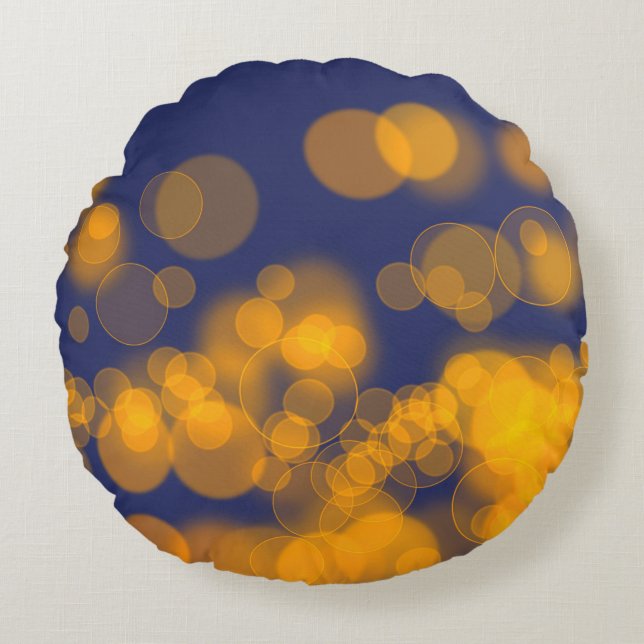 effect bokeh. round cushion (Front)