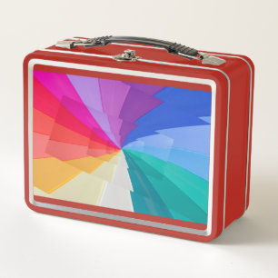 Effect droste on Metal Lunchbox