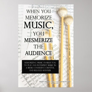 Effect Music Memorisation - Music Quotes Poster