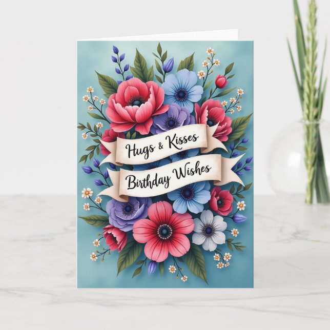 Effervescent Birthday Card (Front)