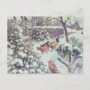 Effet de Neige a Montfoucault, 1882 Postcard